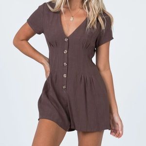Brown romper